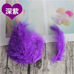 Natural Plumes  4-6 Inches 10-15cm Turkey Marabou Feather Plume Fluffy Wedding Dress DIY Jewelry Decor Accessories Feathers