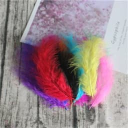 Natural Plumes  4-6 Inches 10-15cm Turkey Marabou Feather Plume Fluffy Wedding Dress DIY Jewelry Decor Accessories Feathers