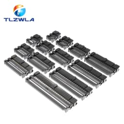 10PCS 2.54MM Pitch 6 Position 8 10 12 14 16 18 20 24 26 30 34 40 Pin Female IDC Socket IDC Connector Ribbon Cable