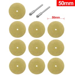 12pcs 1set 16-60mm Diamond Wheel Saw Circular Cutting Blade Rotary Tool Titanium Plated Diamond Cutting Blade