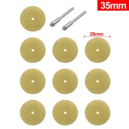 12pcs 1set 16-60mm Diamond Wheel Saw Circular Cutting Blade Rotary Tool Titanium Plated Diamond Cutting Blade