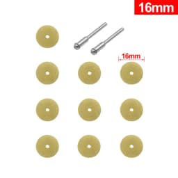 12pcs 1set 16-60mm Diamond Wheel Saw Circular Cutting Blade Rotary Tool Titanium Plated Diamond Cutting Blade