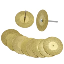 12pcs 1set 16-60mm Diamond Wheel Saw Circular Cutting Blade Rotary Tool Titanium Plated Diamond Cutting Blade