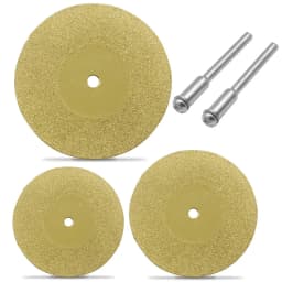12pcs 1set 16-60mm Diamond Wheel Saw Circular Cutting Blade Rotary Tool Titanium Plated Diamond Cutting Blade