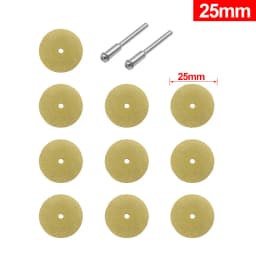 12pcs 1set 16-60mm Diamond Wheel Saw Circular Cutting Blade Rotary Tool Titanium Plated Diamond Cutting Blade