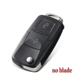 KEYYOU 2 Button Folding Car Remote Key Flip Folding Key Shell Case For Volkswagen Vw Jetta Golf Passat Beetle Skoda Seat Polo B5