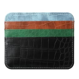 Ultra-thin PU Leather Credit Card Sleeve Card Storage Double-sided Card Holder Organizer Coin Pouch Wallet Card Protector