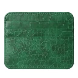 Ultra-thin PU Leather Credit Card Sleeve Card Storage Double-sided Card Holder Organizer Coin Pouch Wallet Card Protector