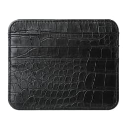 Ultra-thin PU Leather Credit Card Sleeve Card Storage Double-sided Card Holder Organizer Coin Pouch Wallet Card Protector