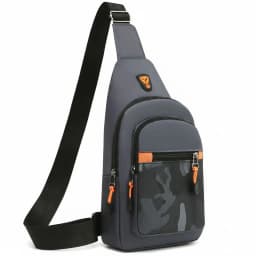 Oxford Cloth Men Chest Bag Black Grey Blue Large Capacity Waist Bag Shoulder Bag Sports Chest Bag Unisex Outdoor Crossbody Bag