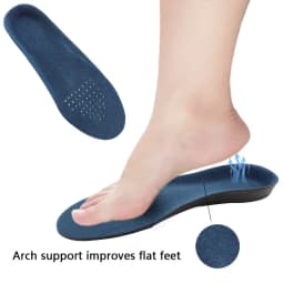1Pair Sneakers Insoles Arch Support Orthopedic Shoes Insole for Feet Shock absorbing Shoe Pads Comfort Shoe Sole
