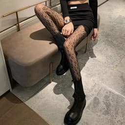 Japanese Lolita Retro Floral Rattan White Stocking Hot Tights Classic Lolita Hollowed Out Lace Mesh Stockings Bottomed Pantyhose