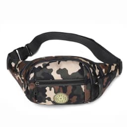Camouflage Waistbag for Women Men Unisex Waist Bag Female Cute Banana Bag Ladies Small Adjustable Cool Colorful Shoulder Bag