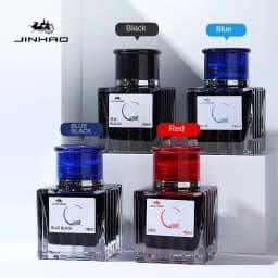 JINHAO 100/50ml/30ml Fountain Pen Ink Various Color Glass Bottled Ink Refill Cartridge School Writing Office Supplies Stationery