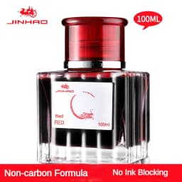 JINHAO 100/50ml/30ml Fountain Pen Ink Various Color Glass Bottled Ink Refill Cartridge School Writing Office Supplies Stationery