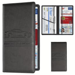 Men's Card Holder, Car Registration Vehicle License Insurance Card Holder Wallet