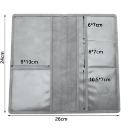 Men's Card Holder, Car Registration Vehicle License Insurance Card Holder Wallet