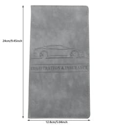 Men's Card Holder, Car Registration Vehicle License Insurance Card Holder Wallet
