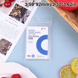 20pcs Korea Card Sleeves Photocard Holographic Protector Film Album Binder Pocket Page Protector
