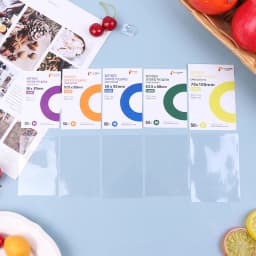 20pcs Korea Card Sleeves Photocard Holographic Protector Film Album Binder Pocket Page Protector