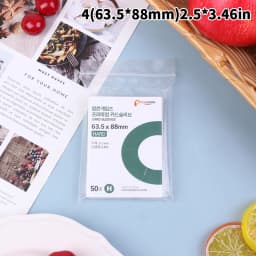 20pcs Korea Card Sleeves Photocard Holographic Protector Film Album Binder Pocket Page Protector