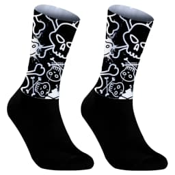 2024 Skull Pattern Sport Socks Unisex Cycling Socks Men Outdoor Sports Socks Bike Footwear for Road Bike Socks