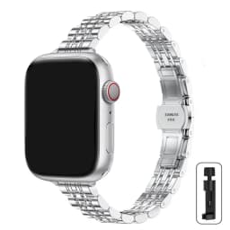 Stainless Steel Strap For Apple Watch Ultra 2 Band 49mm 42mm 46mm Metal Bracelet iWatch Series 10 9 8 7 6 5 4 3 Women 45mm 41mm