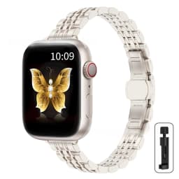 Stainless Steel Strap For Apple Watch Ultra 2 Band 49mm 42mm 46mm Metal Bracelet iWatch Series 10 9 8 7 6 5 4 3 Women 45mm 41mm