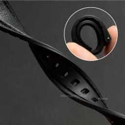 Ultra-thin Leather Watch Band Silicone Wristbelt Soft Leather Bracelet Quick Release Universal Watchband 10mm 12mm 14mm 16mm
