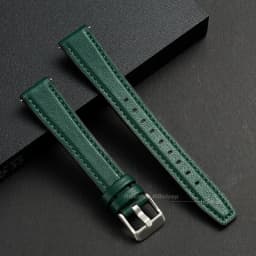 Ultra-thin Leather Watch Band Silicone Wristbelt Soft Leather Bracelet Quick Release Universal Watchband 10mm 12mm 14mm 16mm