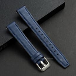 Ultra-thin Leather Watch Band Silicone Wristbelt Soft Leather Bracelet Quick Release Universal Watchband 10mm 12mm 14mm 16mm