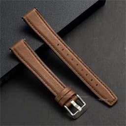 Ultra-thin Leather Watch Band Silicone Wristbelt Soft Leather Bracelet Quick Release Universal Watchband 10mm 12mm 14mm 16mm