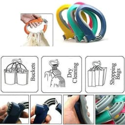 Useful D Shaped One Trip Grip Convenient Portable Shopping Bag Holder Labor-saving Grocery Bag Holder Shopping Bag