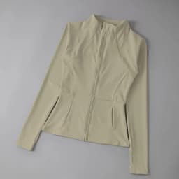 New yoga wear ladies coat round high elastic loose exercise yoga fitness long sleeve stand-up collar yoga tops
