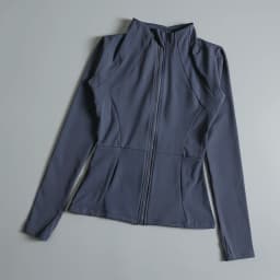 New yoga wear ladies coat round high elastic loose exercise yoga fitness long sleeve stand-up collar yoga tops