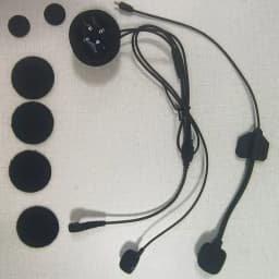 Freedconn Intercom Interphone Accessories 2 in 1 Mic for KY Pro R1 Pro R1 Plus Tmax Pro 5pin Earphone