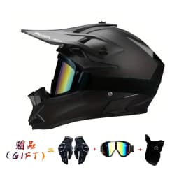 VGV Motocross Motorcycle Helmet Off-Road Helmet DOT Certified Three Piece Giveaway Men Women Adult Child Available All Seasons