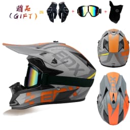 VGV Motocross Motorcycle Helmet Off-Road Helmet DOT Certified Three Piece Giveaway Men Women Adult Child Available All Seasons