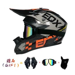 VGV Motocross Motorcycle Helmet Off-Road Helmet DOT Certified Three Piece Giveaway Men Women Adult Child Available All Seasons
