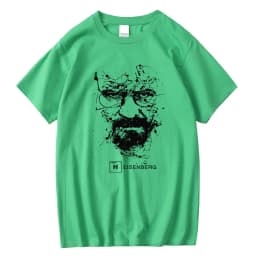 Men Fashion Casual Top Quality Cotton Blend Breaking Bad T Shirts Men Heisenberg Camisetas Hombre Men Cool Tee Shirt Tops