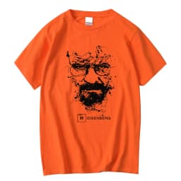 Men Fashion Casual Top Quality Cotton Blend Breaking Bad T Shirts Men Heisenberg Camisetas Hombre Men Cool Tee Shirt Tops
