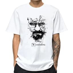 Men Fashion Casual Top Quality Cotton Blend Breaking Bad T Shirts Men Heisenberg Camisetas Hombre Men Cool Tee Shirt Tops
