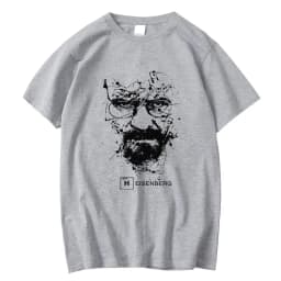 Men Fashion Casual Top Quality Cotton Blend Breaking Bad T Shirts Men Heisenberg Camisetas Hombre Men Cool Tee Shirt Tops