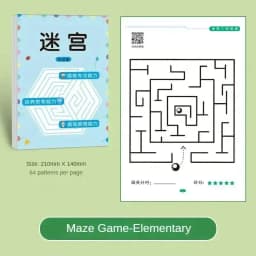Activity Maze Books for Kids Party Favors Ages 4-8 8-12, Fun and Challenges Mazes Stuffer Classroom Kids Children Concentration