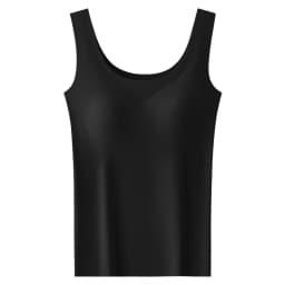 M-2XL Ice Silk Seamless One-piece Bottoming Tank Tops with Chest Pads Women Inner Outerwear Wide Shoulder Sleeveless Tops