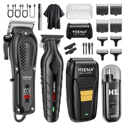 Hiena Finish Machine Electric Professional Electric Hair Clippers Beard Clipper Rechargeable Men's Shaver Hair Trimmer Kit