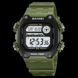 SKMEI 2126 Sports Watches for Men Waterproof Stopwatch Alarm LED Display Digital Countdown Mens Wristwatch Clock Montre Homme
