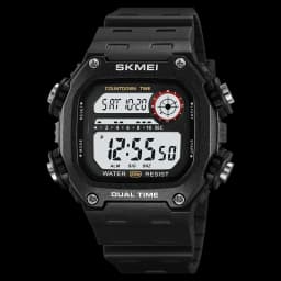 SKMEI 2126 Sports Watches for Men Waterproof Stopwatch Alarm LED Display Digital Countdown Mens Wristwatch Clock Montre Homme