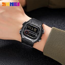 SKMEI 2126 Sports Watches for Men Waterproof Stopwatch Alarm LED Display Digital Countdown Mens Wristwatch Clock Montre Homme
