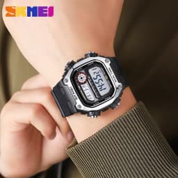 SKMEI 2126 Sports Watches for Men Waterproof Stopwatch Alarm LED Display Digital Countdown Mens Wristwatch Clock Montre Homme